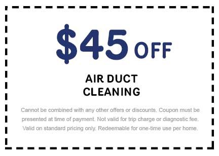 Discount on Air Duct Cleaning